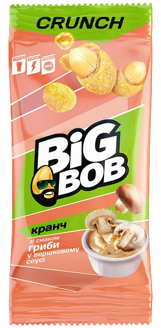 Big Bob кранч зі смаком гриби у вершковому соусі